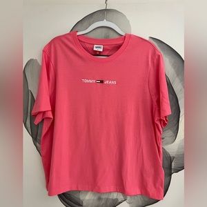 Tommy Jeans Pink Tshirt Size XL